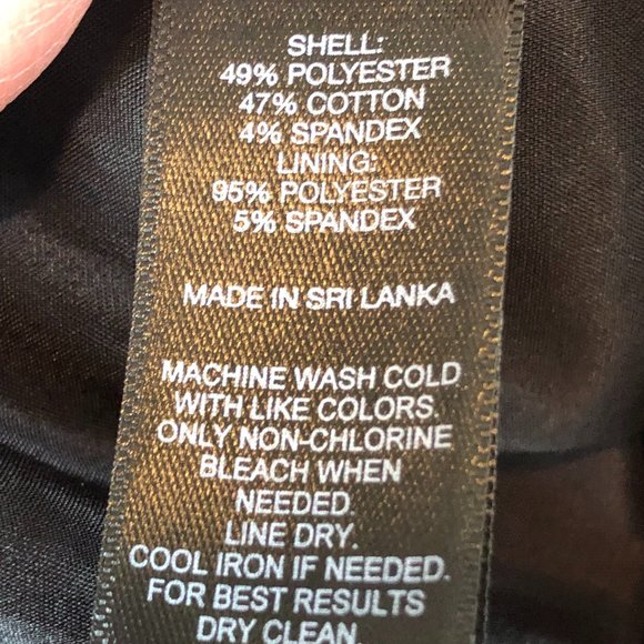 NWT Express Black Cotton Blend Two Button Blazer with Peak Lapels Classic Y2K - Picture 10 of 11